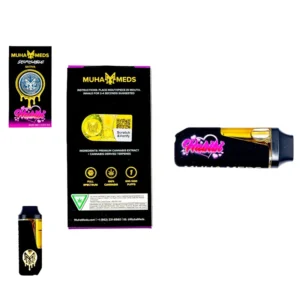 MUHA MEDS – Disposable Rechargeable Full Spectrum Vape Pen – 2G (2000MG)