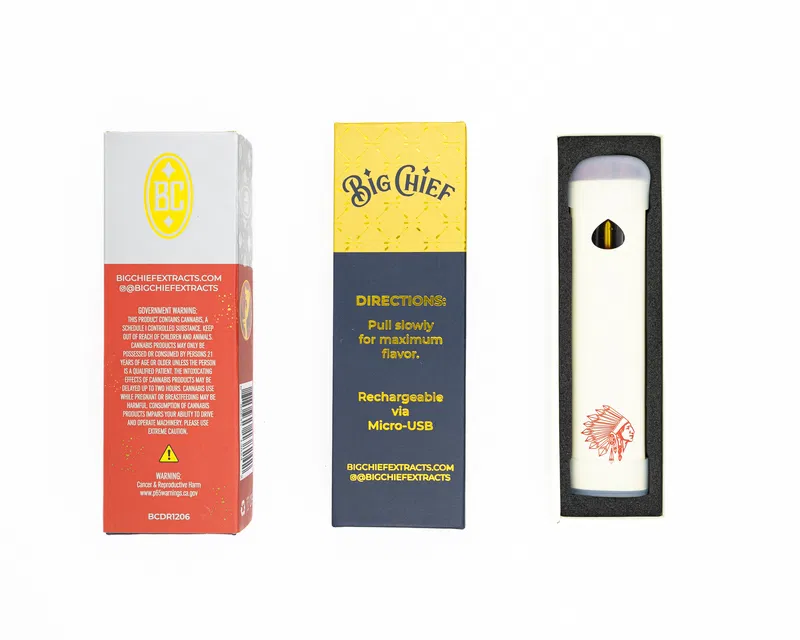 Big Chief Vape Cart 1g 100% Live Resin - Image 13