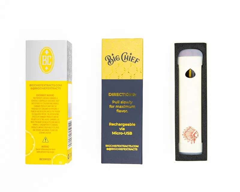 Big Chief Vape Cart 1g 100% Live Resin - Image 15