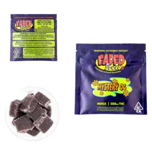 Faded Fruits Gummies 500mg – Strain-Specific THC Edibles (50mg Each)