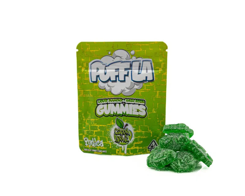 Puff LA Gummies 500mg Liquid Diamond + Hash Rosin - Image 8