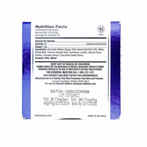 Punch Bar Extreme 1000mg – Premium THC Chocolate