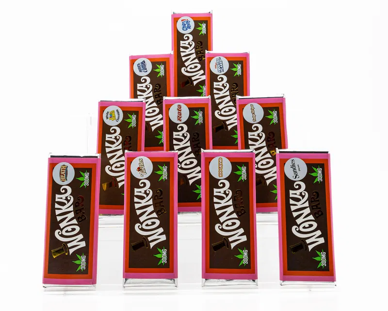 Wonka 300MG THC Chocolate Bars – 12 Pieces